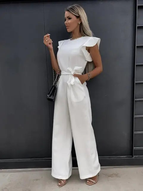 Flora ™ | Jumpsuit met ceintuur