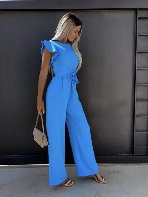 Flora ™ | Jumpsuit met ceintuur