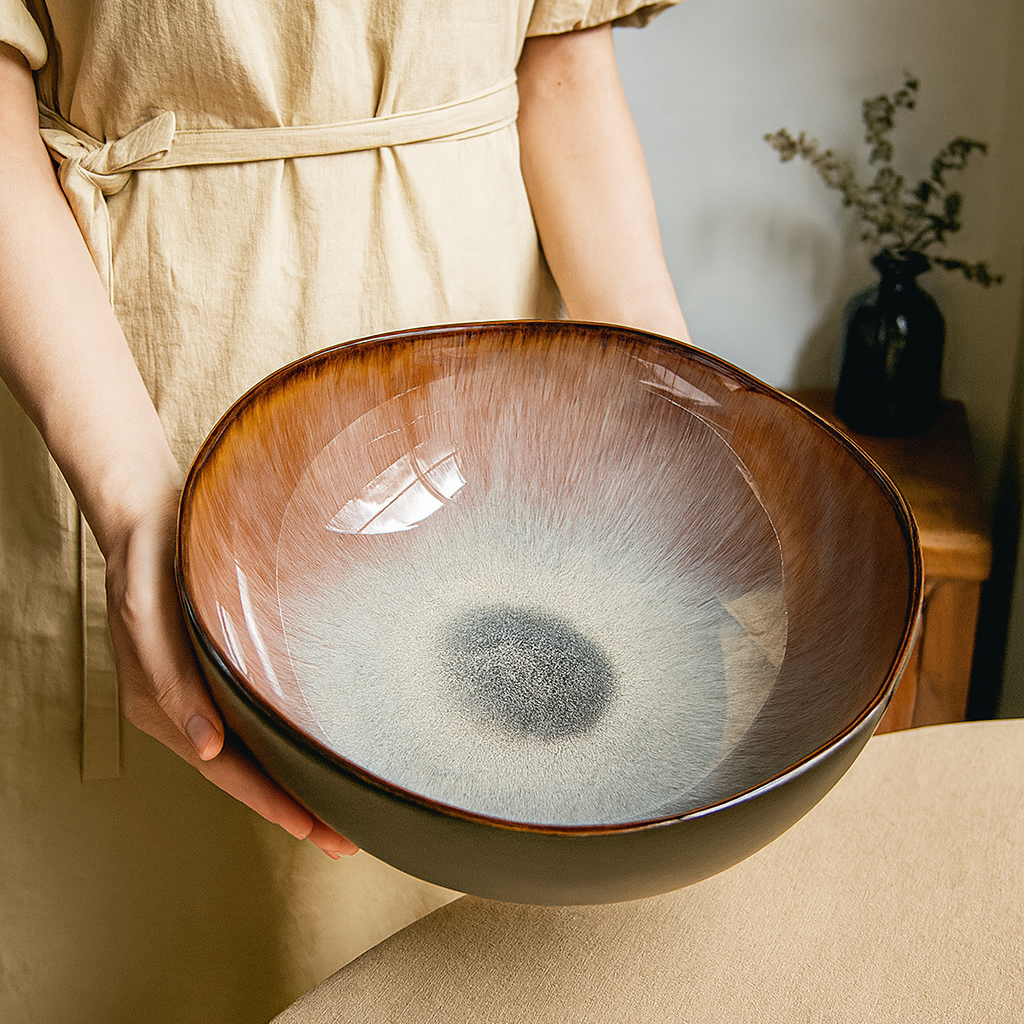 Solflare™ Porseleinen Schaal