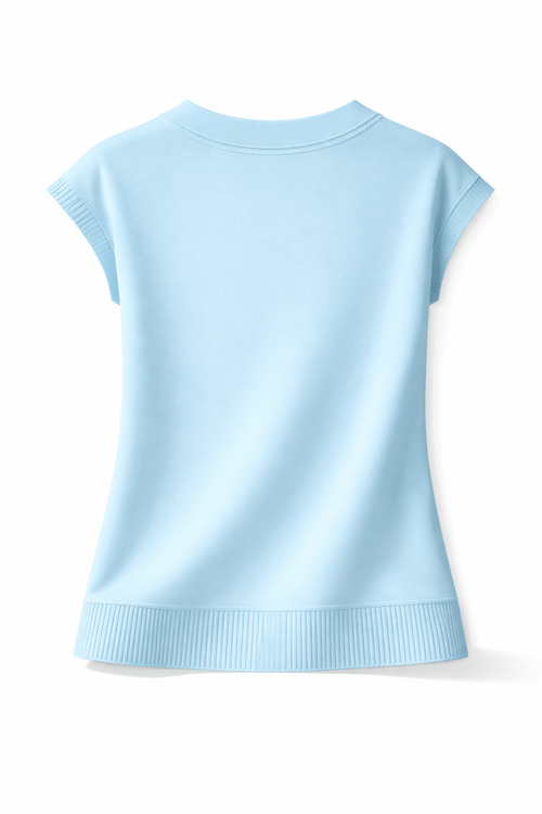 Anna – Top met Gouden Knopen