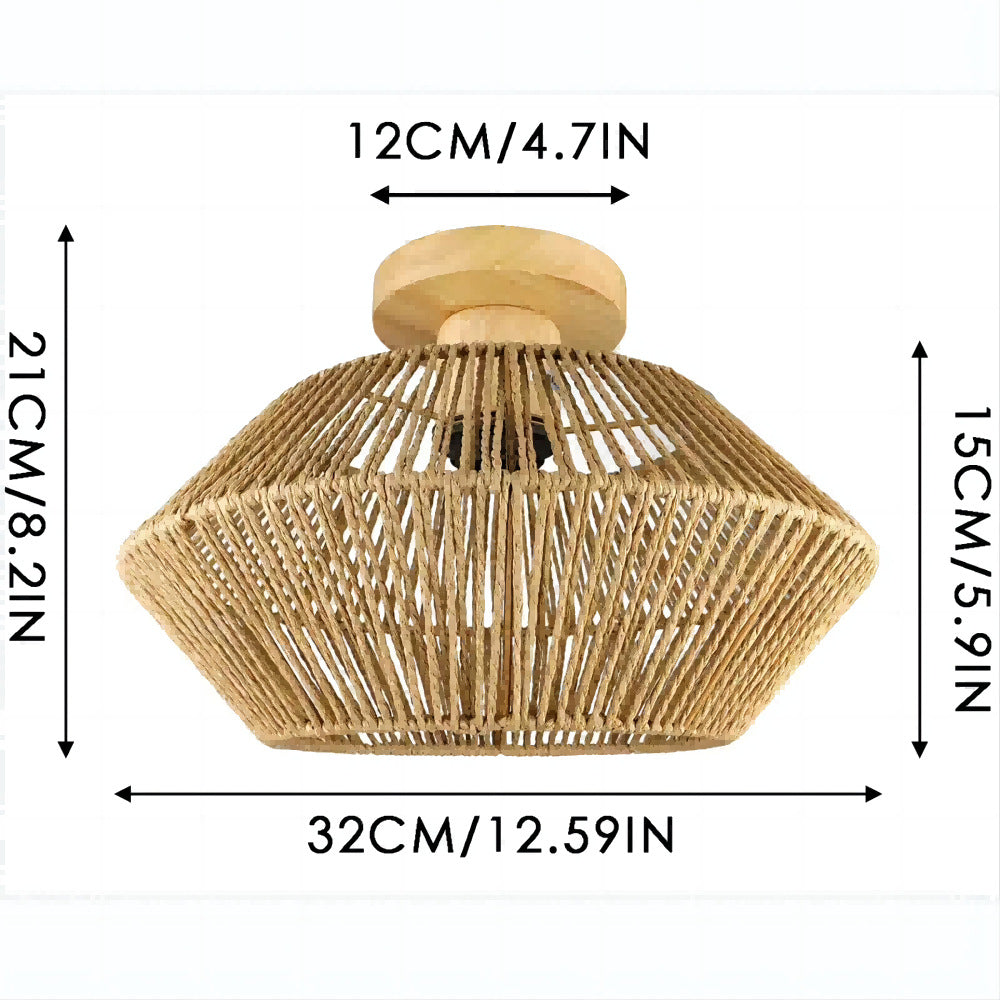 Elvoro™ – Rotan Plafondlamp