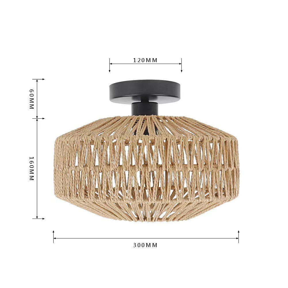 Elvoro™ – Rotan Plafondlamp