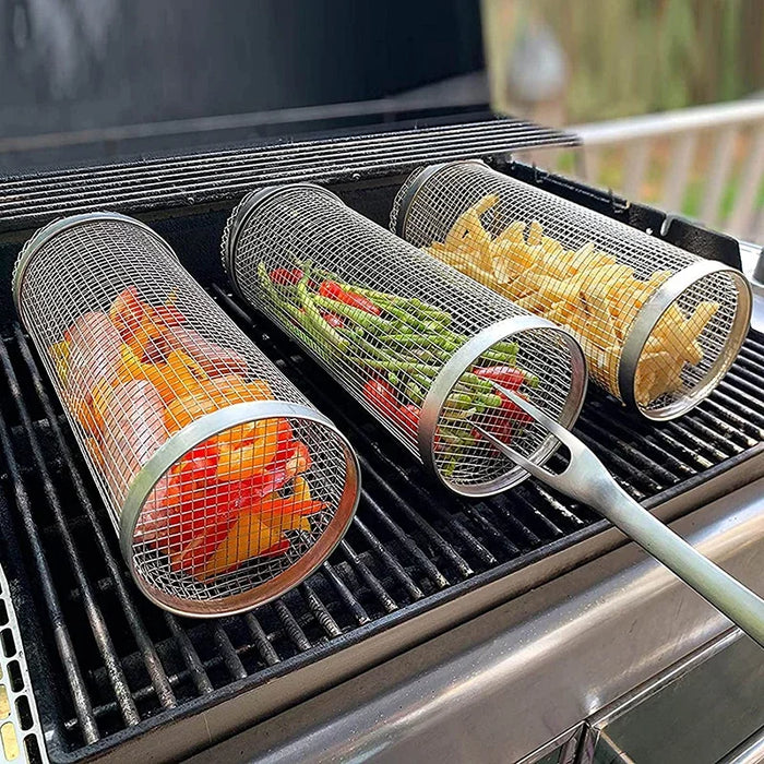 Tanner™ | Ronde grillmand RVS