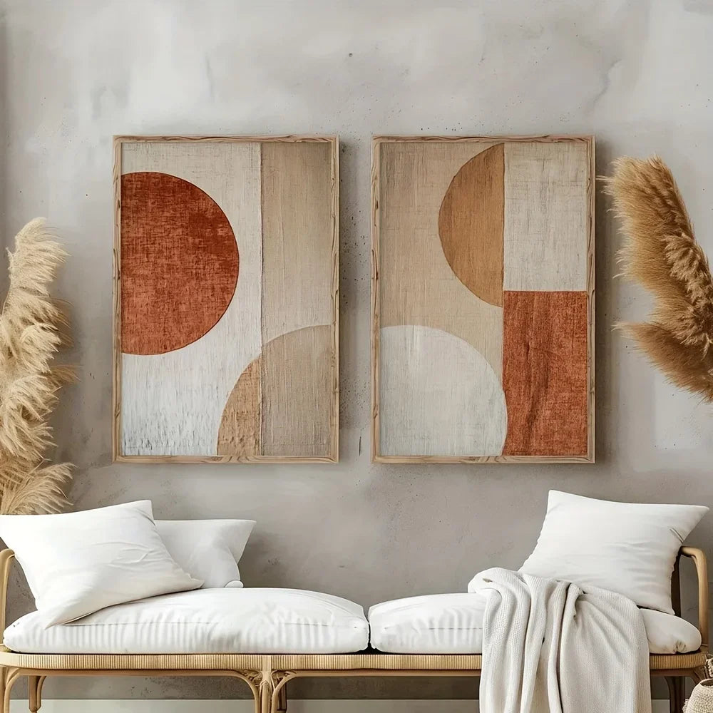 Kannon™ | Schilderij Terracotta