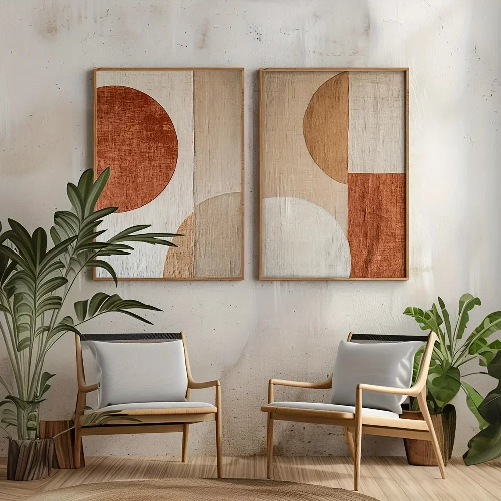 Kannon™ | Schilderij Terracotta