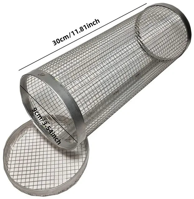 Tanner™ | Ronde grillmand RVS